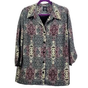George Paisley Blouse Size‎ 2X